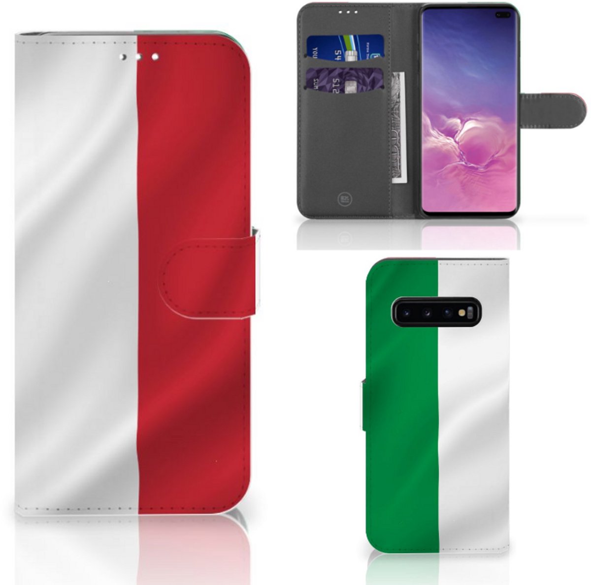 Samsung Galaxy S10 Plus Bookstyle Case Italië