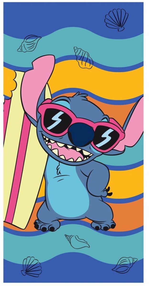 Stitch strandlaken Chill Vibes 70 x 140 cm polyester