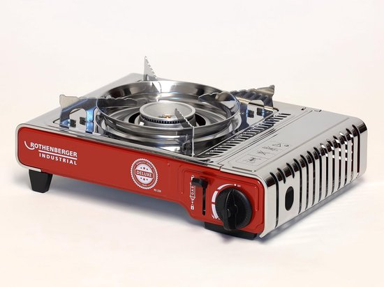 Industriële compacte outdoor gasfornuis voor camping met 1 vlam - Ideaal voor pannen van 12-34 cm — afbeelding 3