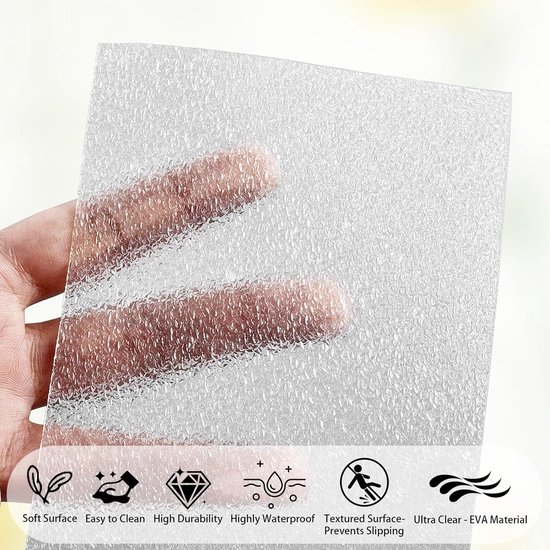 Antislip tape voor bad en douche, transparante zelfklevende antisliptape voor binnen en buiten — afbeelding 2