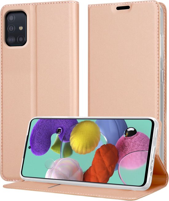 Betterfon Fliphoes Voor ZTE Blade A51 – Boekstijl Case Met Kaartenvak, Standfunctie & Magneetsluiting – Grijs