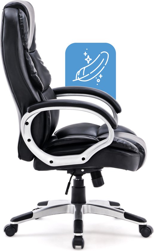Ergonomische Bureaustoel - Bureaustoelen voor Volwassenen - Office Chair - Game Gaming Stoel - Bureau Stoel inclusief bureau onderlegger - Stane®