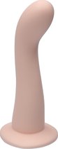 Ylva & Dite - Swan - Siliconen G-spot / Anale dildo - Made in Holland - Pastel Oranje