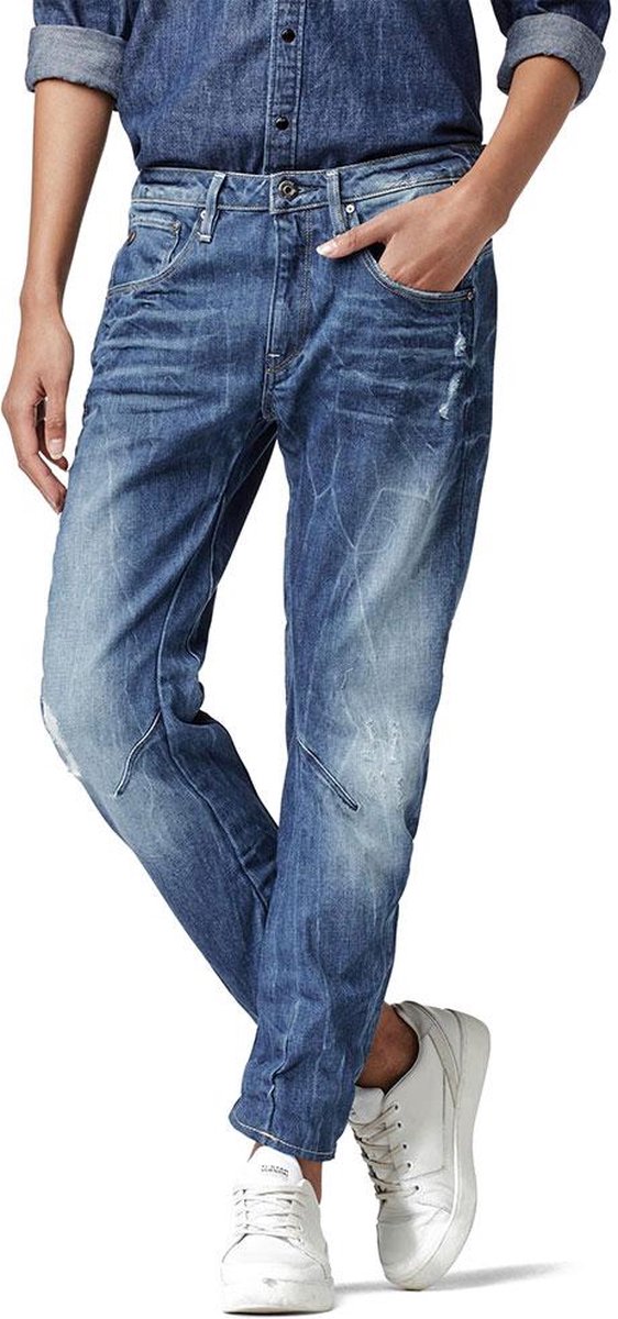 G-STAR Arc 3D Jeans boyfriend taille basse - Femme - Destroy d'âge Medium -  W24 X L34 | bol