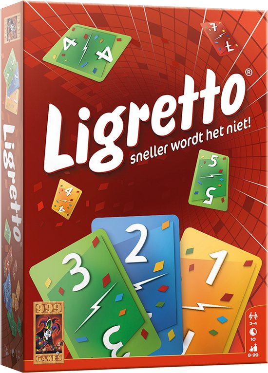 Ligretto rood Kaartspel