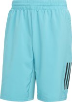 adidas Performance Club 3-Stripes Tennis Short - Heren - Turquoise- S 9"