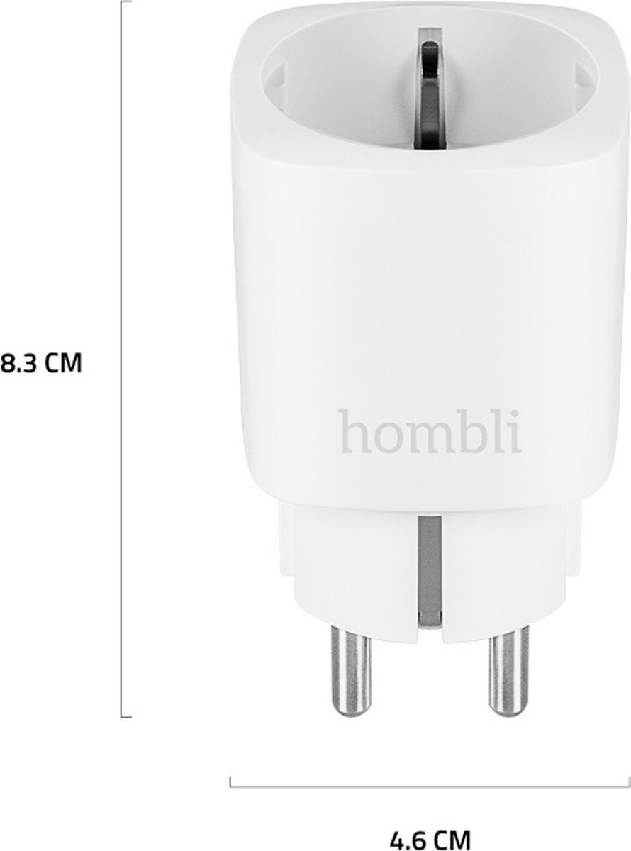 Hombli 4x Slimme Stekker WiFi met Energiemeter, App bediening, Timer en Spraakbesturing Alexa Google - Afbeelding 5