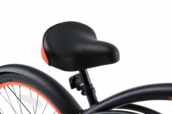 Bikestar 24 inch Cruiser kinderfiets, zwart van Bikestar — afbeelding 5