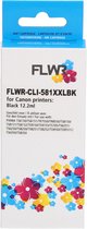 FLWR - Inktcartridge / CLI-581XXL / Zwart - Gechikt voor Canon