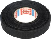 TESA Linen tape Laine PET - 15 mm de large - 300 um d'épaisseur - Jusqu'à 105 degrés - 15 mètres - noir