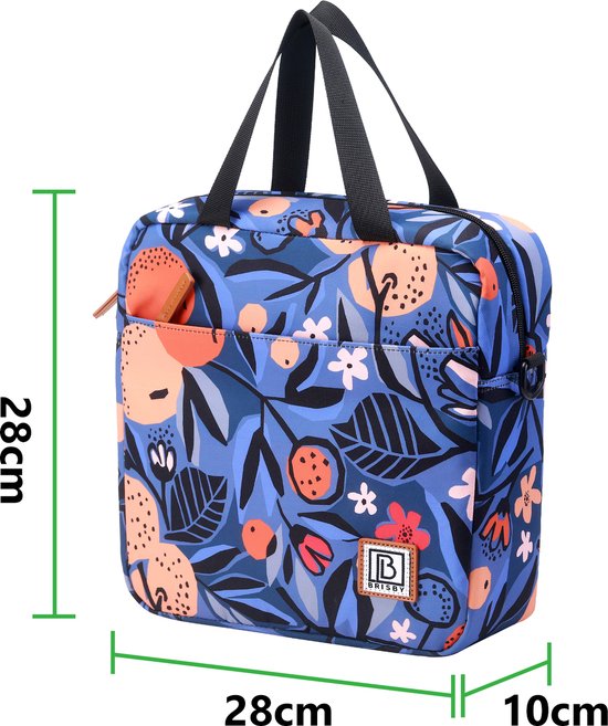 Brisby 4 Laags Geïsoleerde Koeltas - Lunchtas 7 liter - Valencia