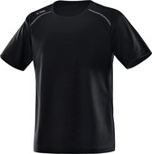 Jako Run Hardloopshirt Unisex - Shirts  - zwart - 164