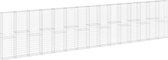 vidaXL-Schanskorfmuur-met-deksels-900x30x200-cm-gegalvaniseerd-staal