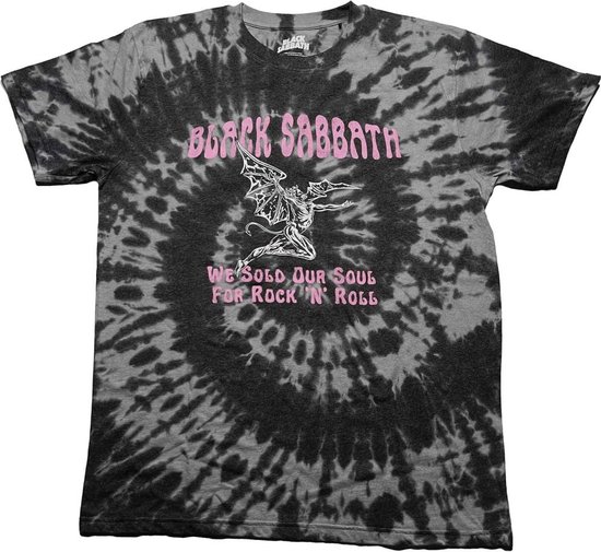 Black Sabbath - We Sold Our Soul For Rock N' Roll Heren Tshirt - 2XL - Zwart/Grijs