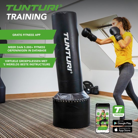 Opblaasbare Bokszak, Met Stabiele Waterbasis, Indoor Actieve Speelapparatuur Voor Vrijstaande Doeltrap Mma Karate Tuimelaar Kolom Zandzakken Reflextraining Fitness Oefening 170 Cm 3571657086