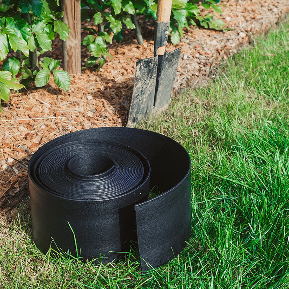 Randaco Gazonranden, zwart, lengte 50 m, hoogte 12,5 cm