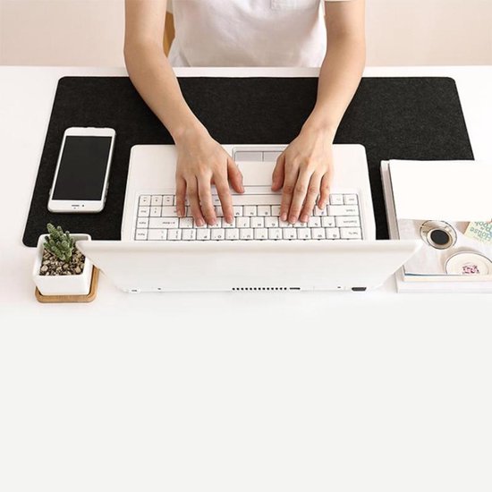 DawnTrees Sous-main en feutre (90,2 x 40,1 cm), sous-main de bureau en  feutre, tapis de clavier, tapis de souris extra large, convient pour PC