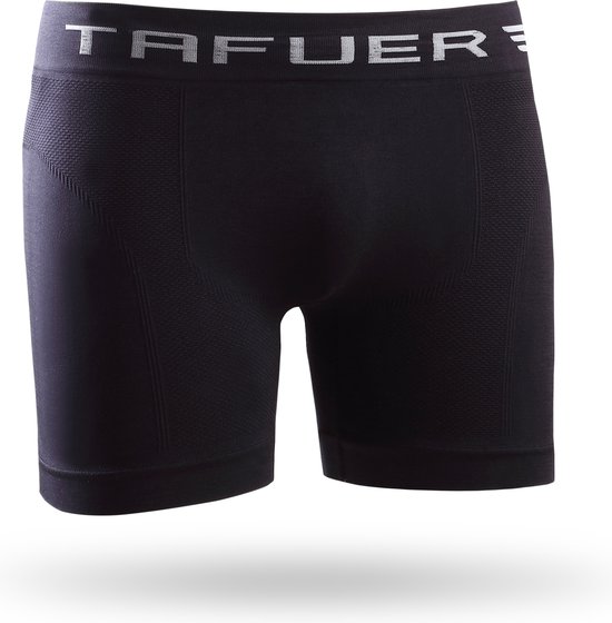 TAFUER - Naadloze Heren Ondergoed - Onderbroeken Heren - Zwart - Maat - L/XL - 1 Stuk
