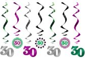 Partydeco - Hangdecoratie Swirl 30 jaar