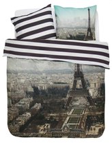 Covers & Co Paris - Dekbedovertrek - Lits-jumeaux - 240x200/220 cm + 2 kussenslopen 60x70 cm - Multi kleur