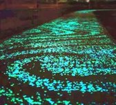 Glow in the dark kiezelstenen - lichtgevende steentjes - tuinverlichting - tuindecoratie - licht tuinpad - 127 stuks