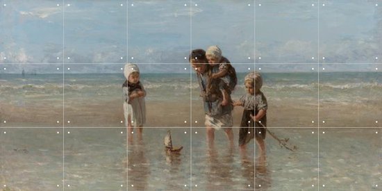 IXXI Kinderen der zee - Wanddecoratie - 60 x 120 cm