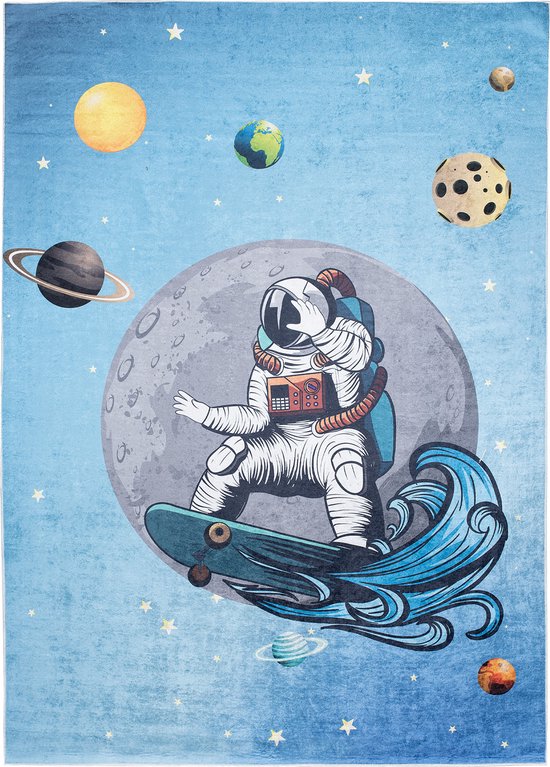 Tapis enfant de jeu garçon Astronaute