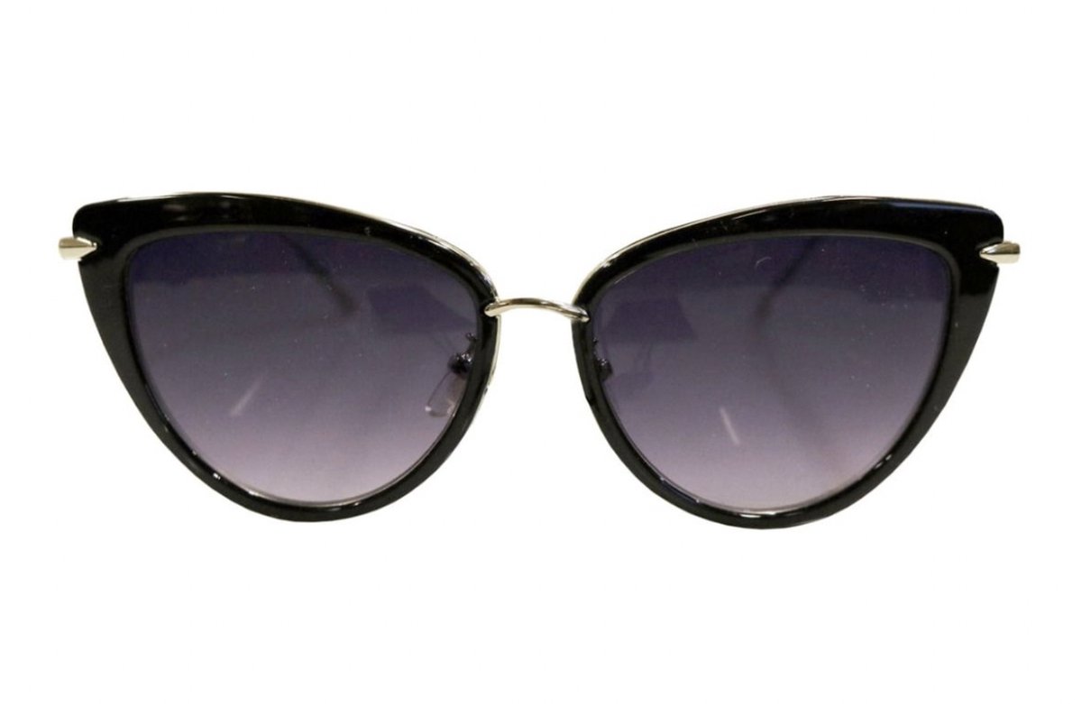 Dita Cats Eye Sunglasses Black/Gold