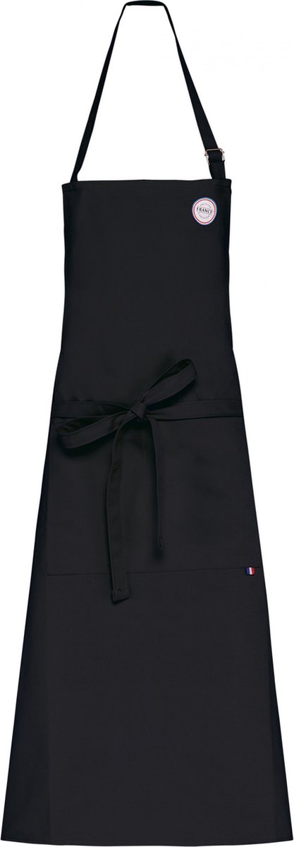 Schort/Tuniek/Werkblouse Unisex One Size Kariban Black 100% Katoen