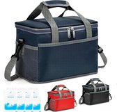 Kleine 8,5L, picknicktas, opvouwbare lunchtas, kleine koeltas voor onderweg, thermotas met verstelbare schouderbanden - voor festivals, barbecues, camping