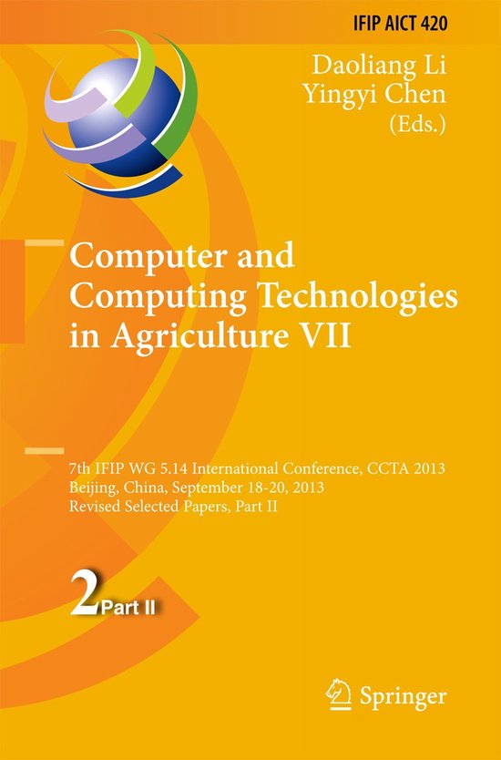 Computer and Computing Technologies in Agriculture VII - cover