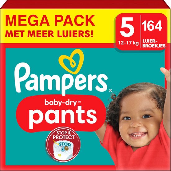 Pampers - Baby Dry Pants - Maat 5 - 164 stuks