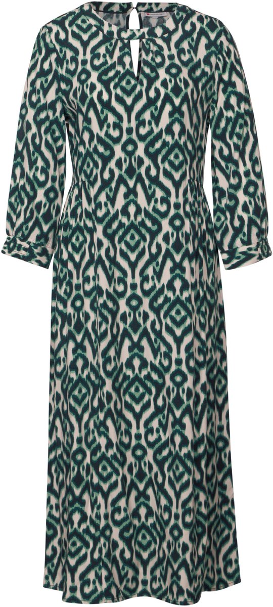 Street one - Jurk - Maat 40 - Vrouwen - Groen - Viscose