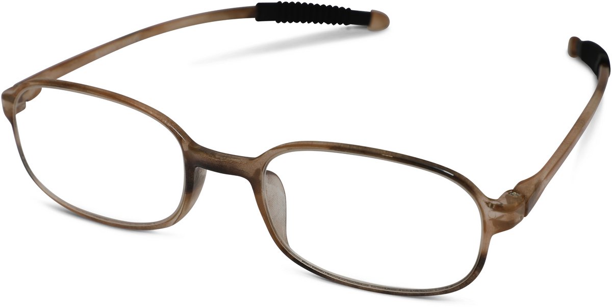 Leesbril Readr. FLEXIBEL - Kleur Maple - Sterkte + 2.50 – Buigzame Unisex leesbril - Zeer flexibel & lichtgewicht montuur - Hoogwaardige kwaliteit - Geschikt voor intensief gebruik