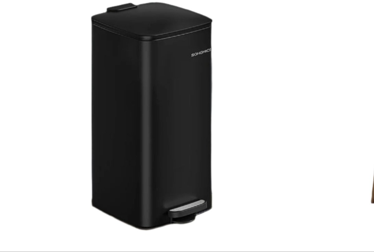30L Pedaalafval emmer - Keuken Bak - Trash Can - Space Saving - 34 x 28,5 x 54,4 cm