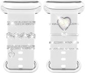 Allecto Plus - Metalen horlogeband accessoires met gesp voor Apple Watch Series - Elegantie en stijlvolle decoratie