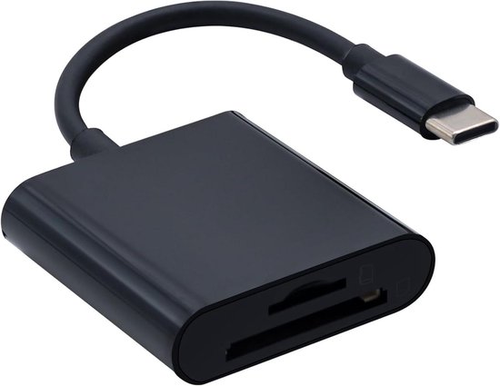 Plus Usbc Allecto Plus - USBC Kaartlezer voor Micro SD/SD Kaarten - 2-in-1 - USB ...