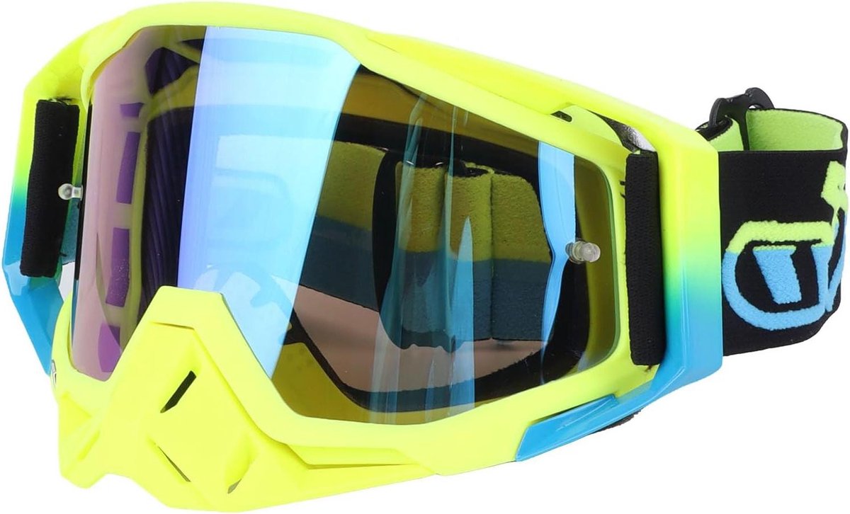 Proffessionele Motocross Goggles voor Volwassenen - Meerdere Sporten - Zachte Spons - Comfortabel en Veilig - Anti-condens - Duurzaam Bouwkwaliteit.