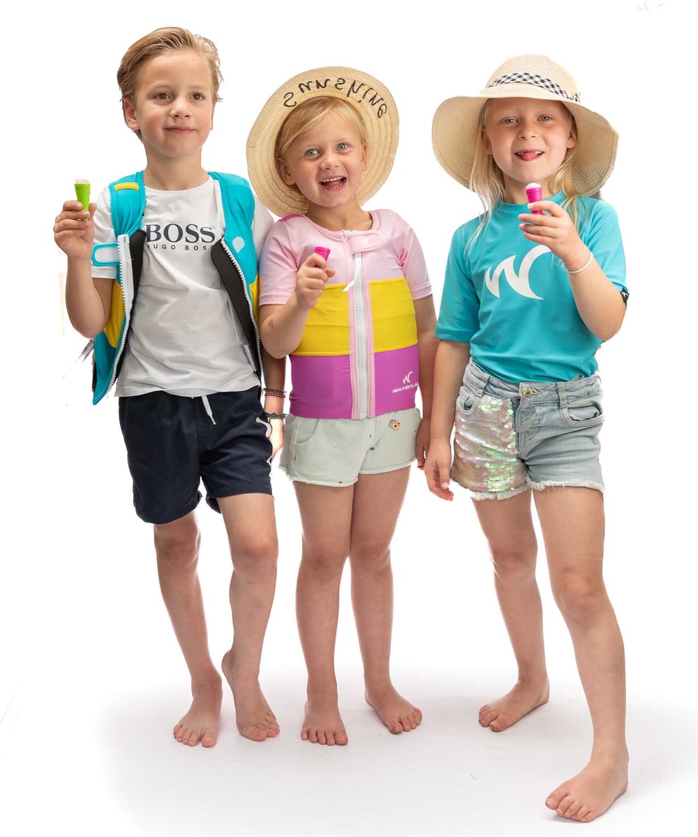 Watrflag swim suit Corsica Kids Petrol - zwemvest / drijfvest voor kinderen — afbeelding 5