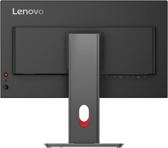 Lenovo ThinkVision P24QD-40 monitor achterzijde met aansluitingen