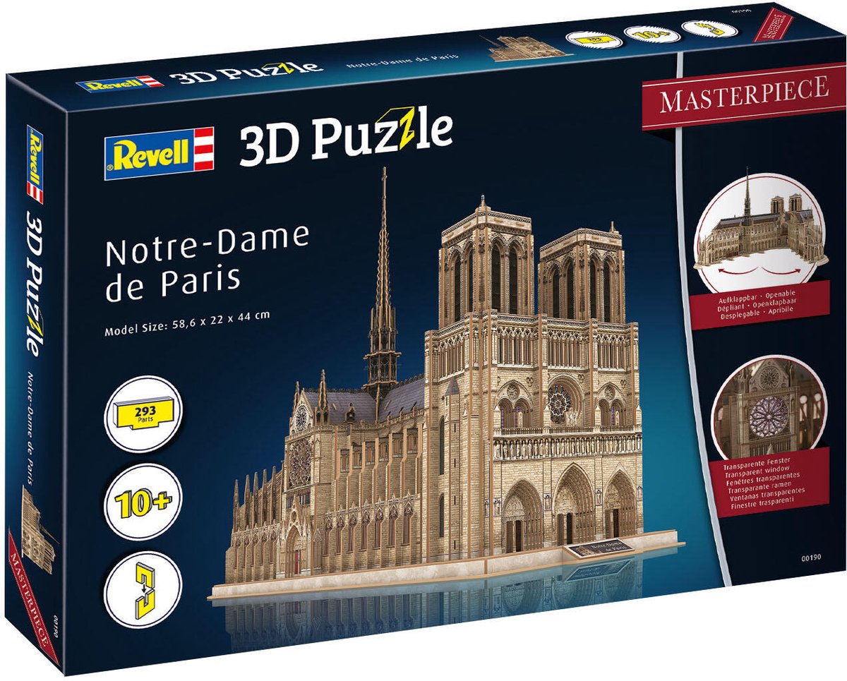 Revell Puzzel - 00190 Notre Dame de Paris 3D Puzzel