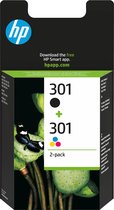 Pack De 2 Cartouches D'encre HP 301 XL – Noire Et Tri-couleur – Compatibles – Neuves
