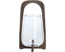 Light & Living - Windlicht ANOSY - Ø26x48cm - Bruin
