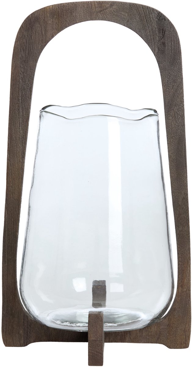Light & Living Windlicht ANOSY - Ø26x48cm - Bruin