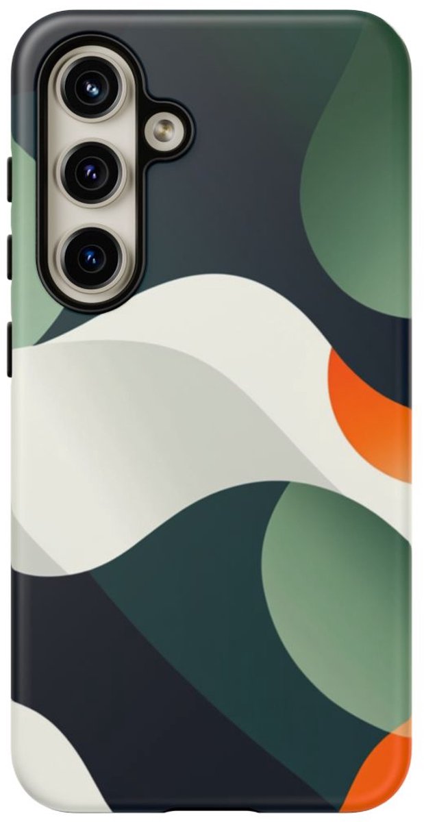 Abstracte Organische Vormen – Telefoonhoesje Geschikt voor Galaxy S24