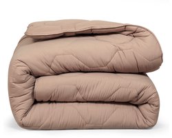 DoubleDry 2 in 1 Dekbed 200x200 - Tweepersoons wasbaar dekbed zonder overtrek - taupe