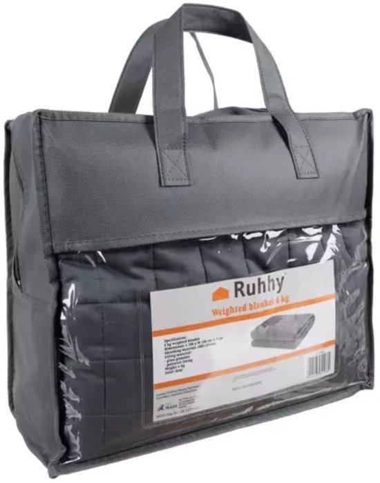 Ruhhy Verzwaarde Deken 6 kilo - 200 x 150 cm - Ervaar Diepe Ontspanning en Comfort