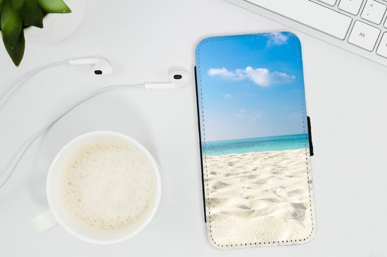 Étui pour téléphone iPhone 8 Bookcase - Tropical - Plage - Mer - Avec compartiments - Étui portefeuille avec fermeture magnétique