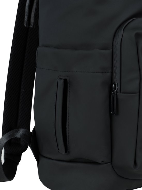 Baby Garden Luiertas Salerno - Luiertas Rugzak Rolltop - 20L tot 25L - Inclusief verschoonmatje & Kinderwagen Haken - Zwart — afbeelding 5