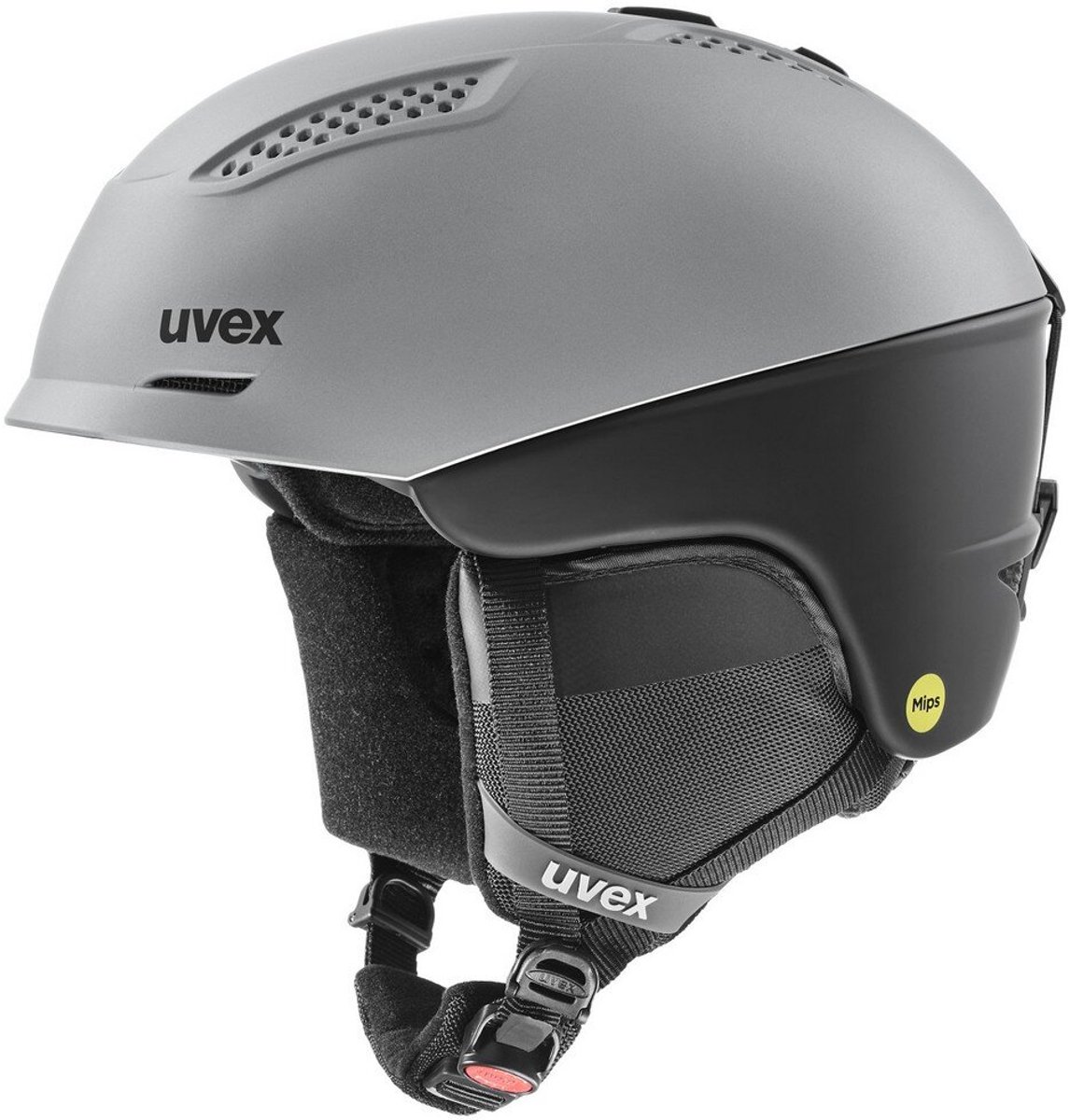 Skihelm Uvex Ultra Mips Rhino Black Mat-55 - 59 cm